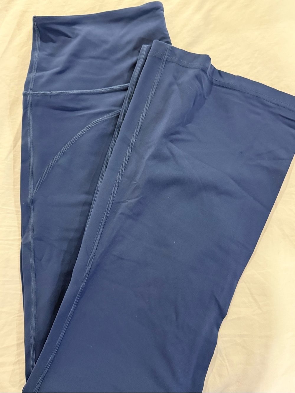 Blue Lululemon Groove Flare Pant Legging